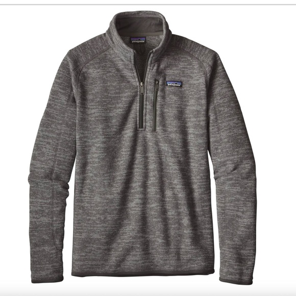 Patagonia Worn Wear M’s Better Sweater 1/4 Zip in Nickel (dark gray) size medium - Picture 1 of 5